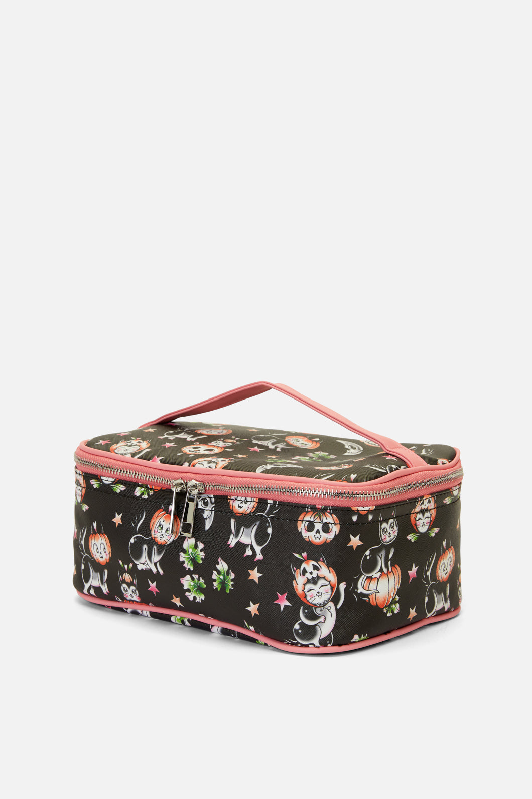 Black Friday - Pumpkin Patch Cosmetic Bag - black