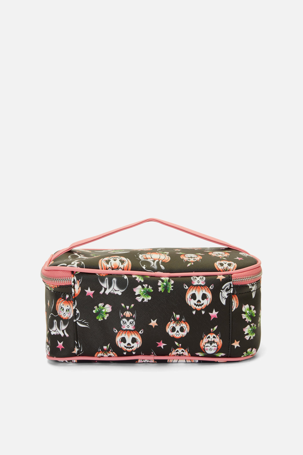 Black Friday - Pumpkin Patch Cosmetic Bag - black