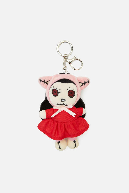 Black Friday - Buttons Keyring - pink