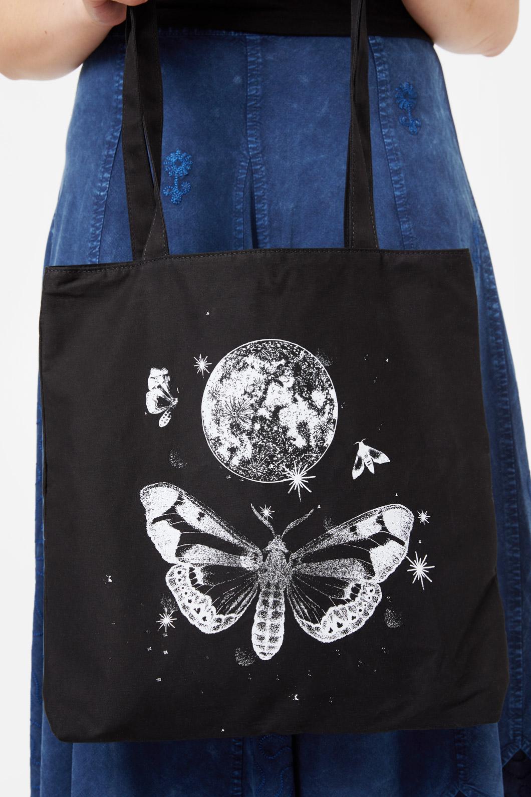Black Friday - Mega Moth Tote - black
