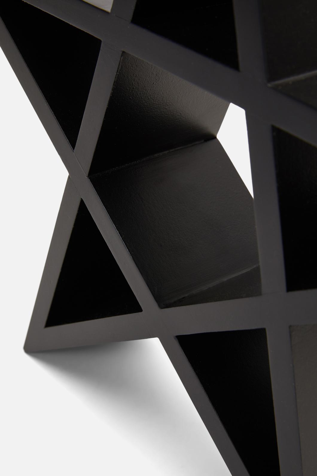 Black Friday - Pentagram Desk Shelf - black