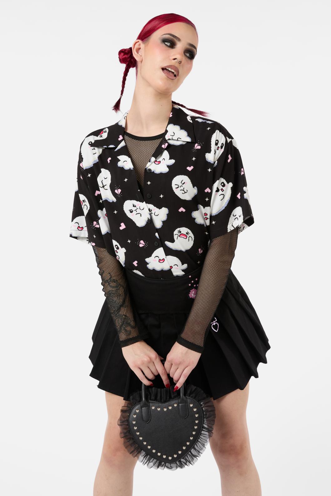 Black Friday - Studded Heart Bag - black