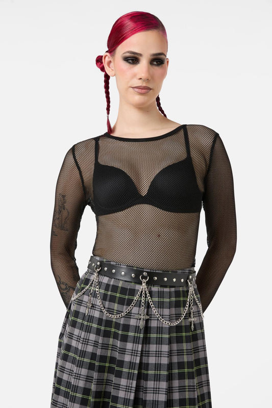 Black Friday - Cross & Chain Belt - black