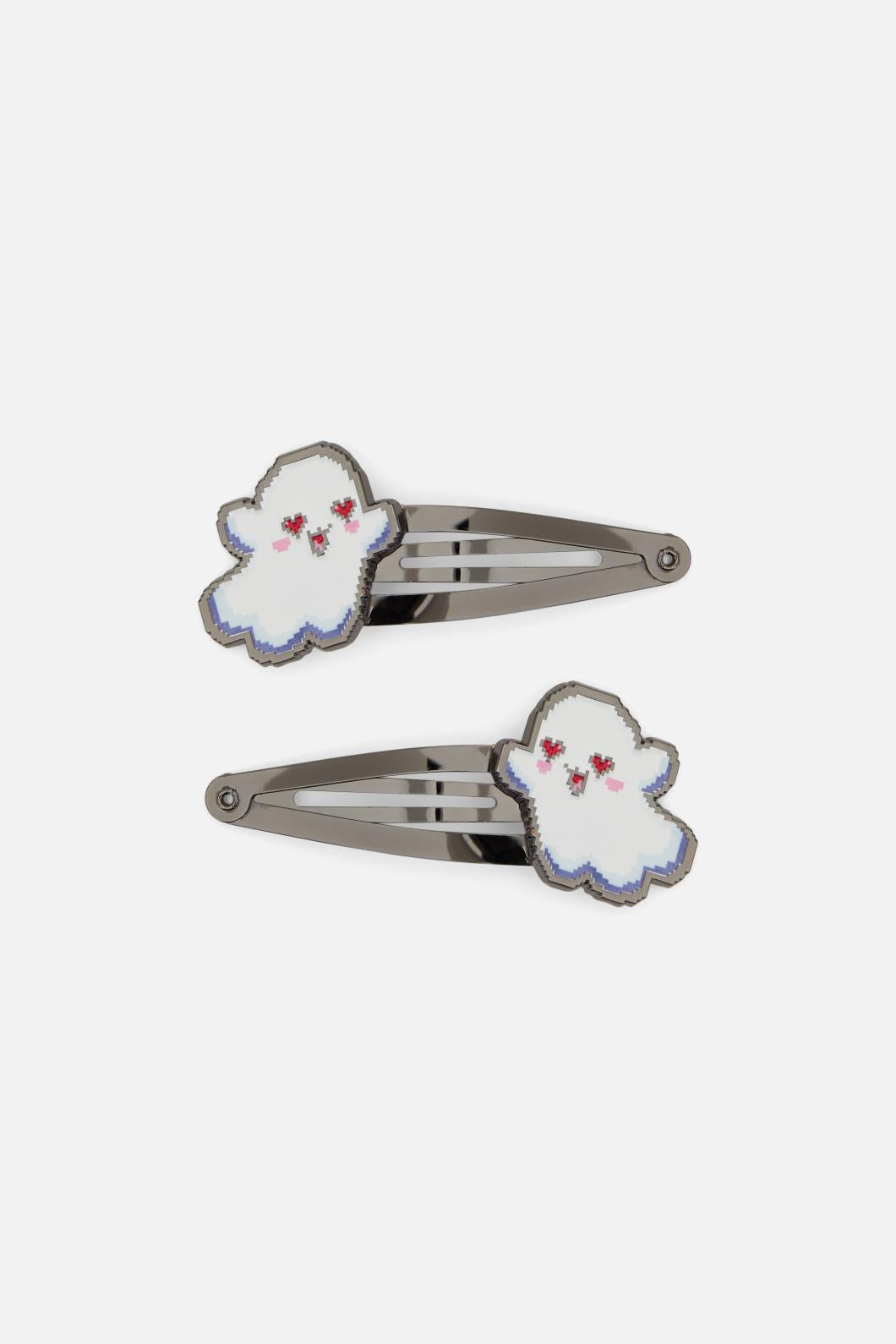 Black Friday - Ghosties Hair Clips - white