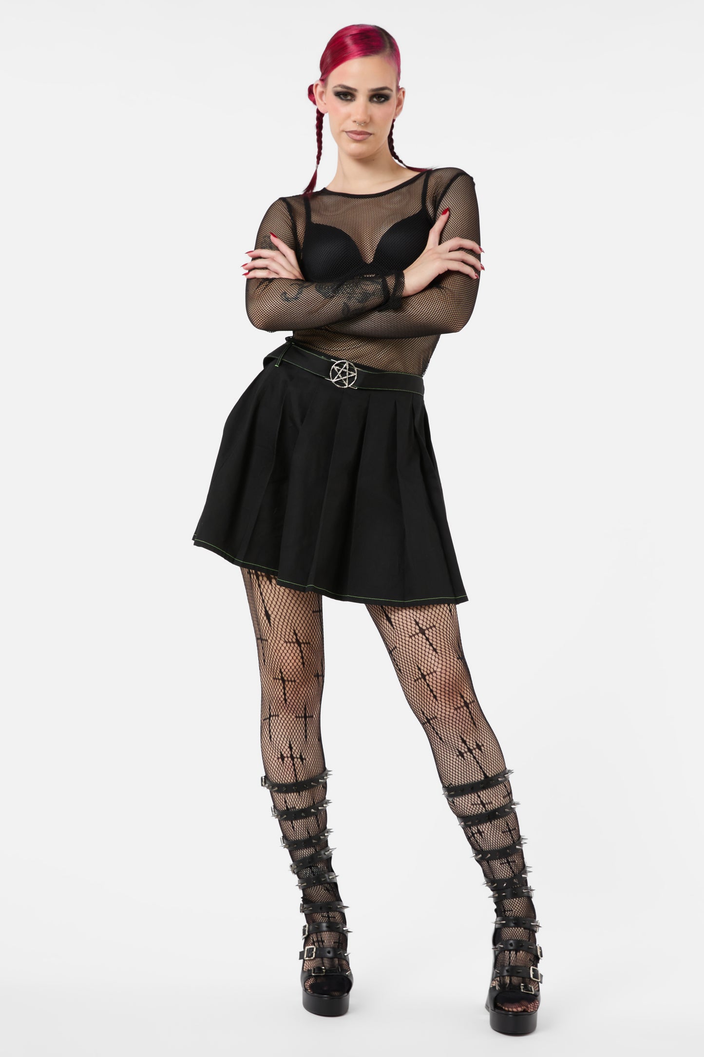 Black Friday - Cross Fishnets - black