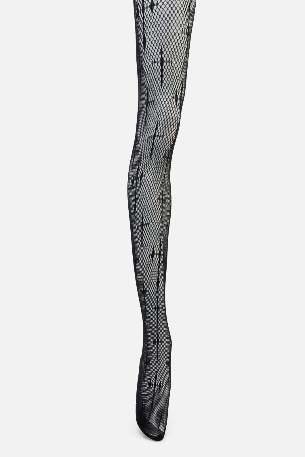 Black Friday - Cross Fishnets - black