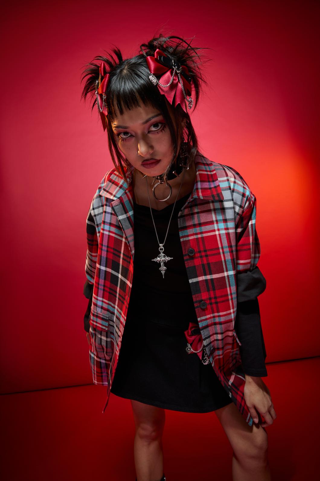 Black Friday - Extreme Goth Necklace - silver