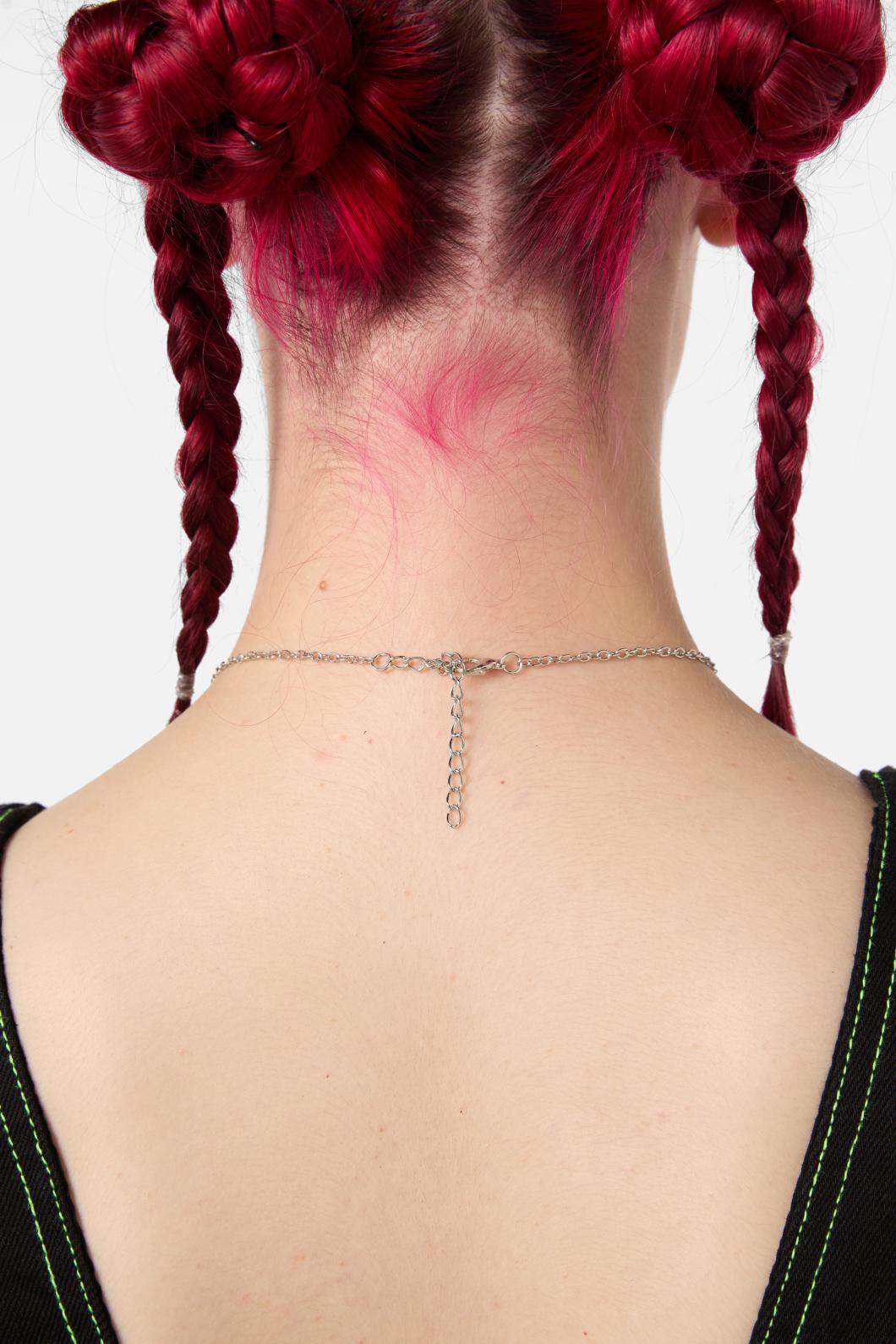 Black Friday - Witches Statement Necklace - silver