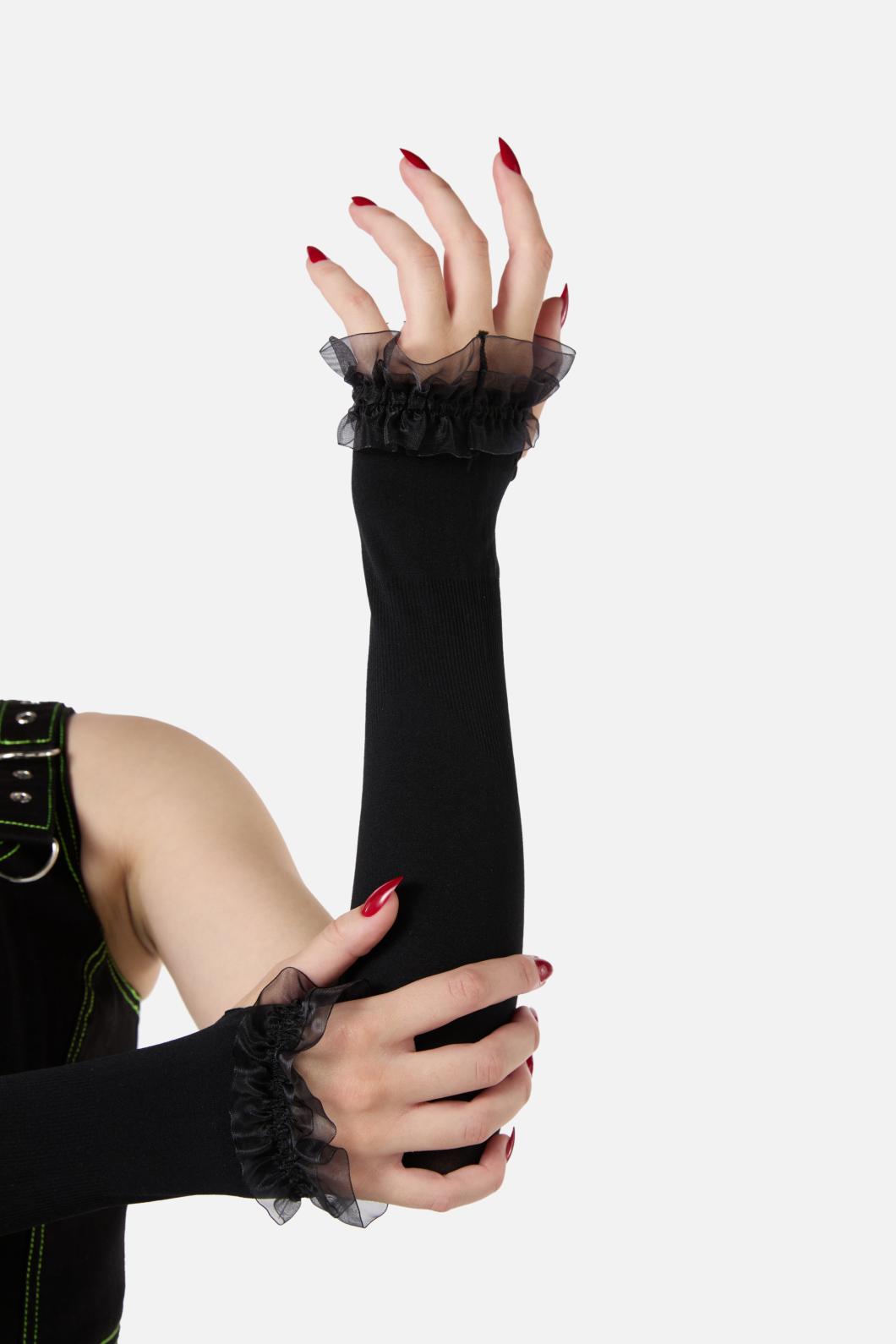Black Friday - Black Arm Stockings - black