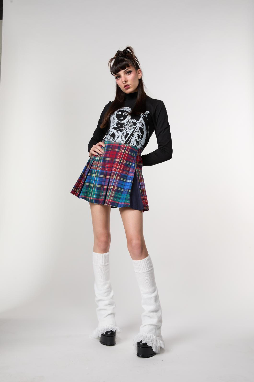 Black Friday - Layered Lace Leg Warmers - white