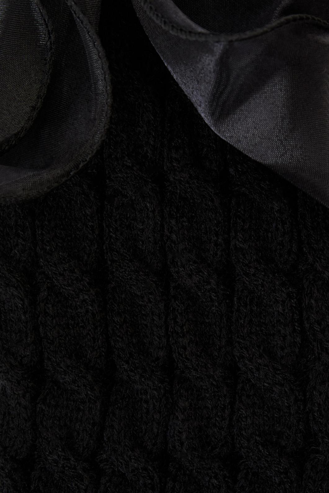 Black Friday - Big Bow Leg Warmers - black