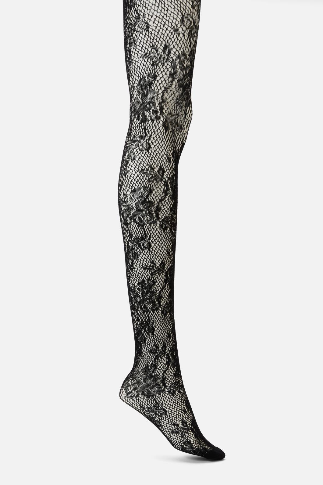 Black Friday - Mesh Fishnet Tights - black
