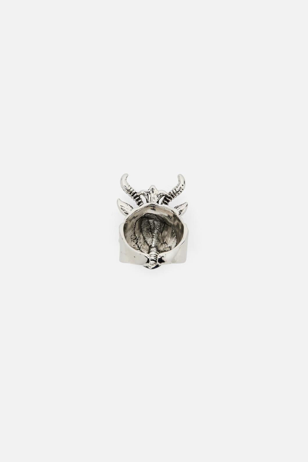 Black Friday - Goats Head Ring - silver
