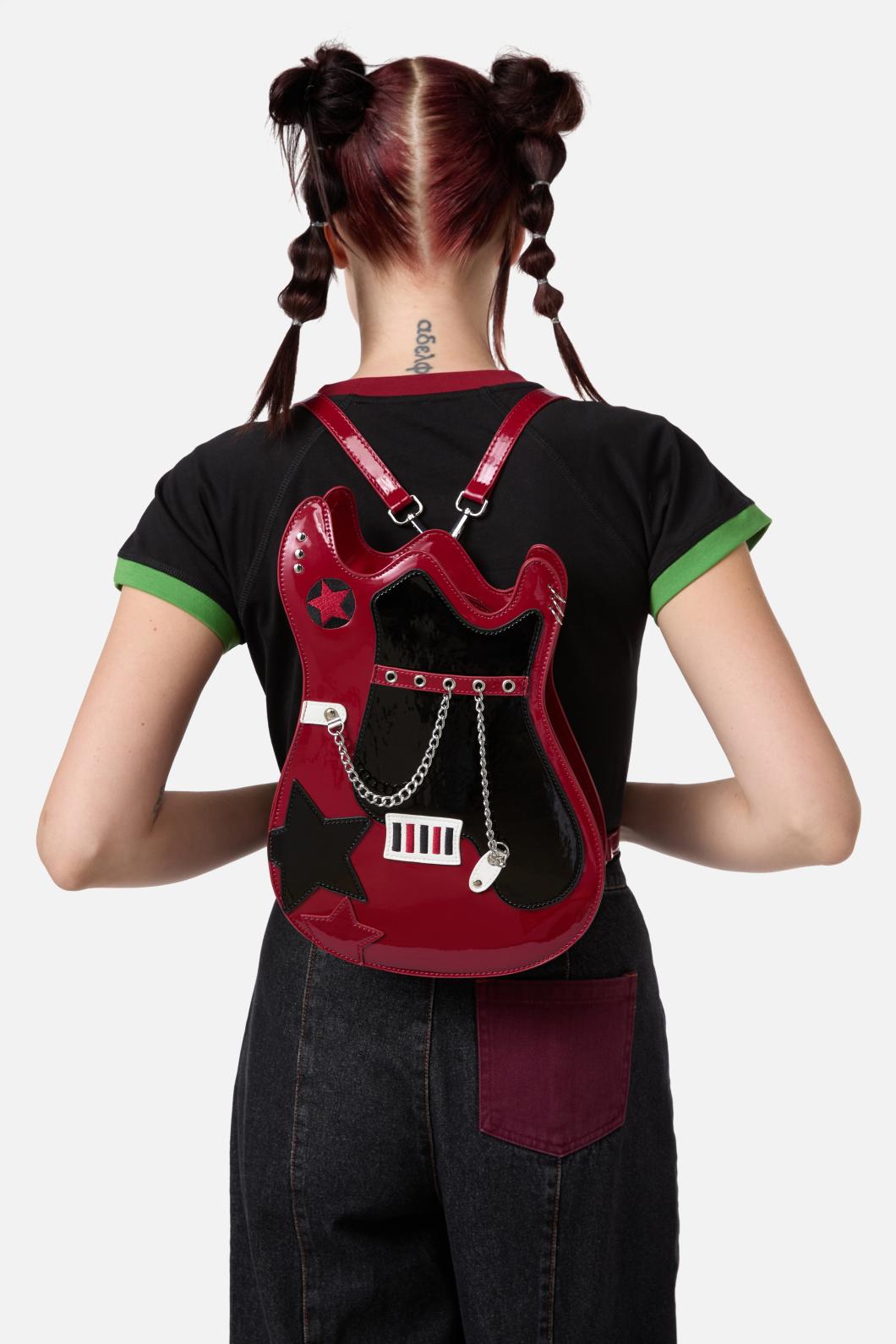 Black Friday - Guitar Backpack - red