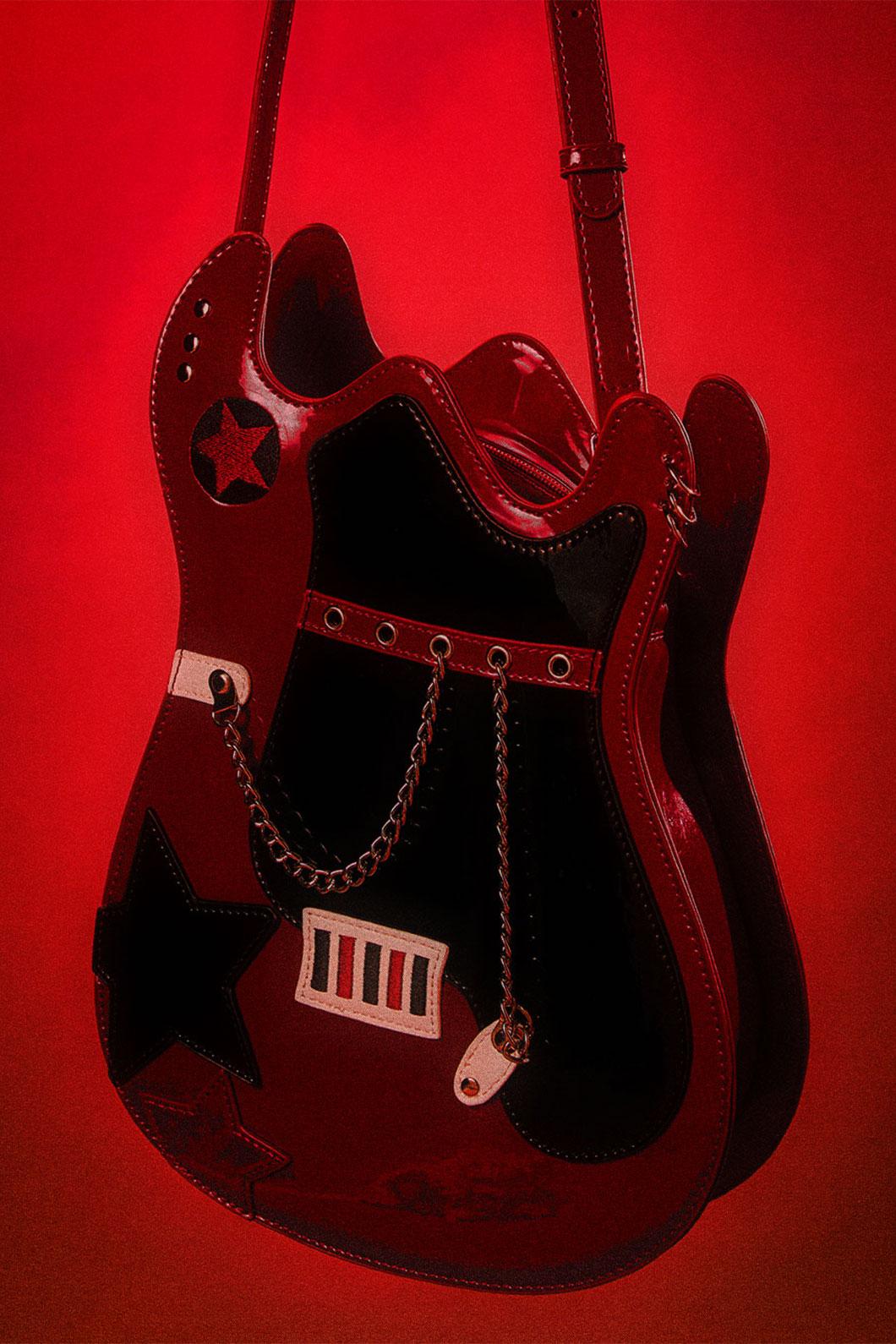 Black Friday - Guitar Backpack - red