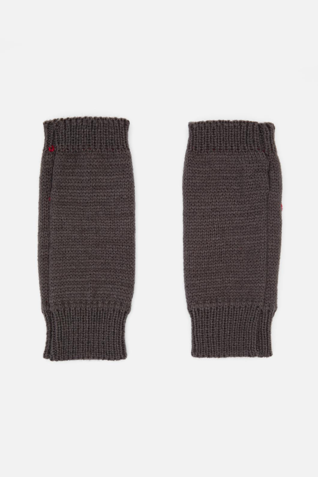 Black Friday - Stars Fingerless Gloves - charcoal