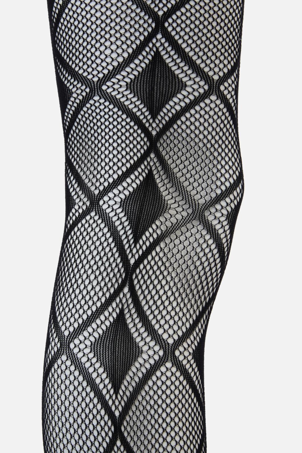 Black Friday - Diamond Fishnets - black