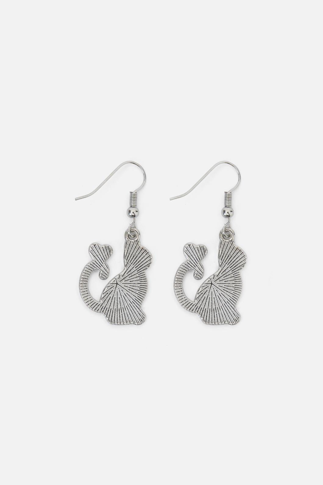 Black Friday - Black Cat Earrings - black