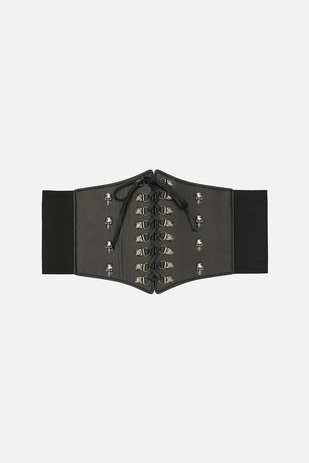 Black Friday - Skull Stud Croset Belt - black
