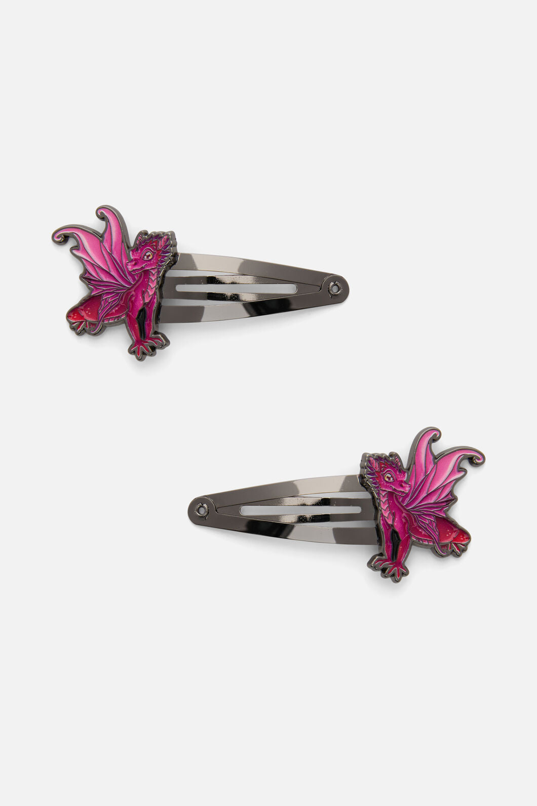 Black Friday - Dragon Wings Hair Clips - magenta