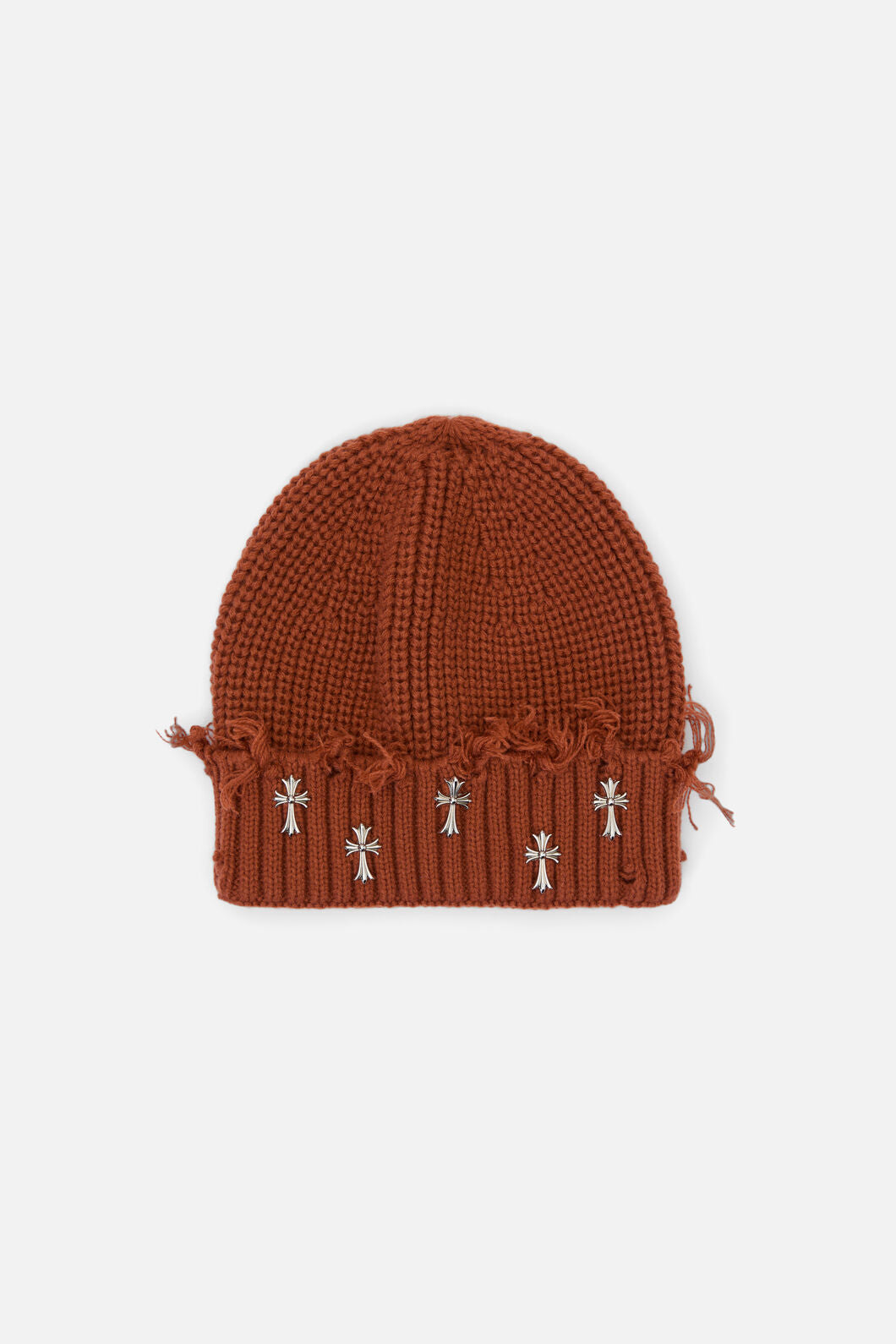 Black Friday - Rust Cross Charm Beanie - rust
