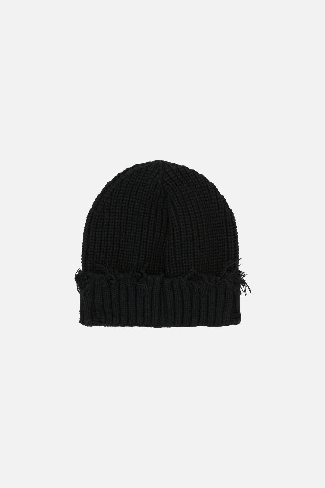 Black Friday - Black Cross Charm Beanie - black