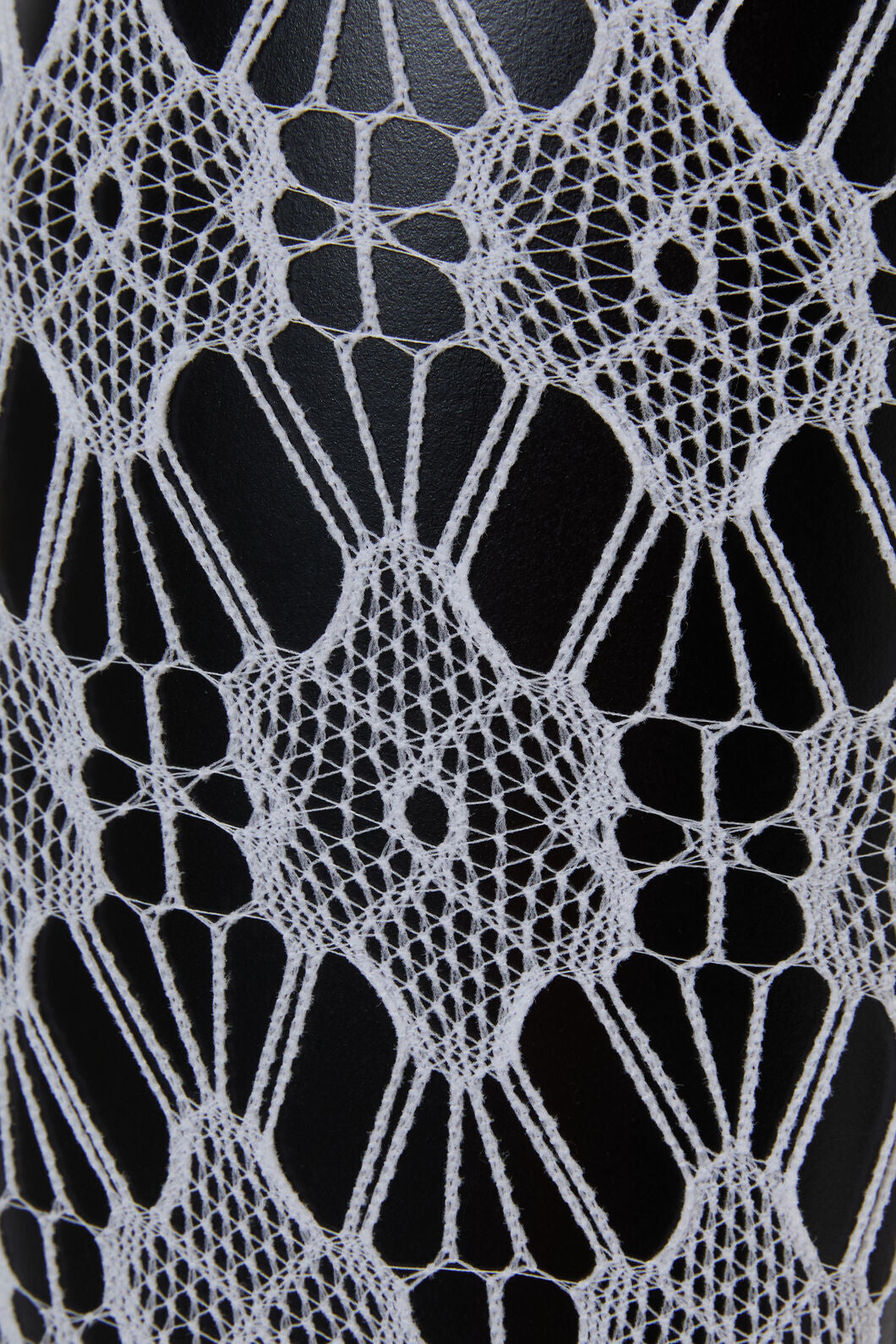 Black Friday - White Cut Out Daisy Tights - white