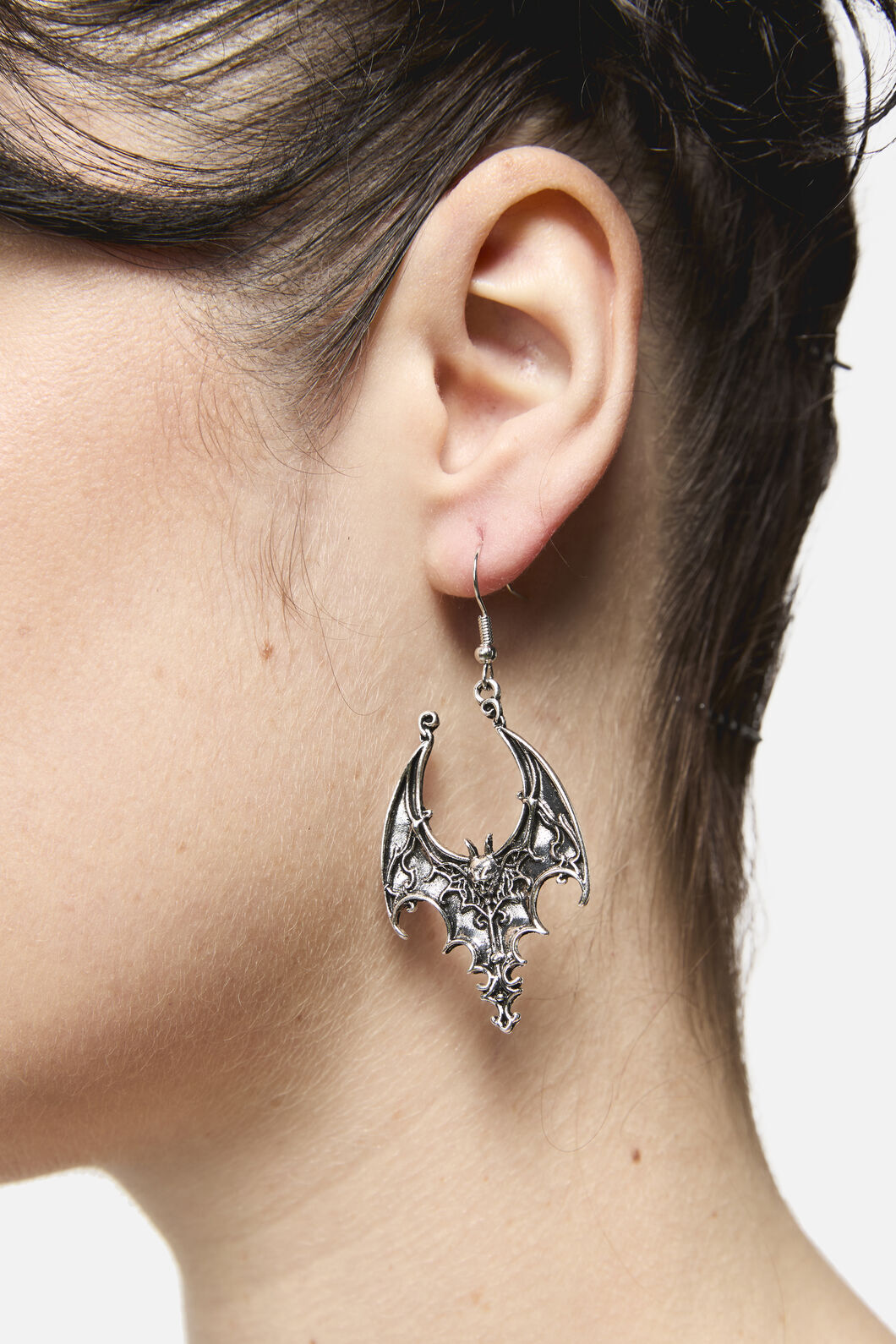 Black Friday - Evil Earrings - silver