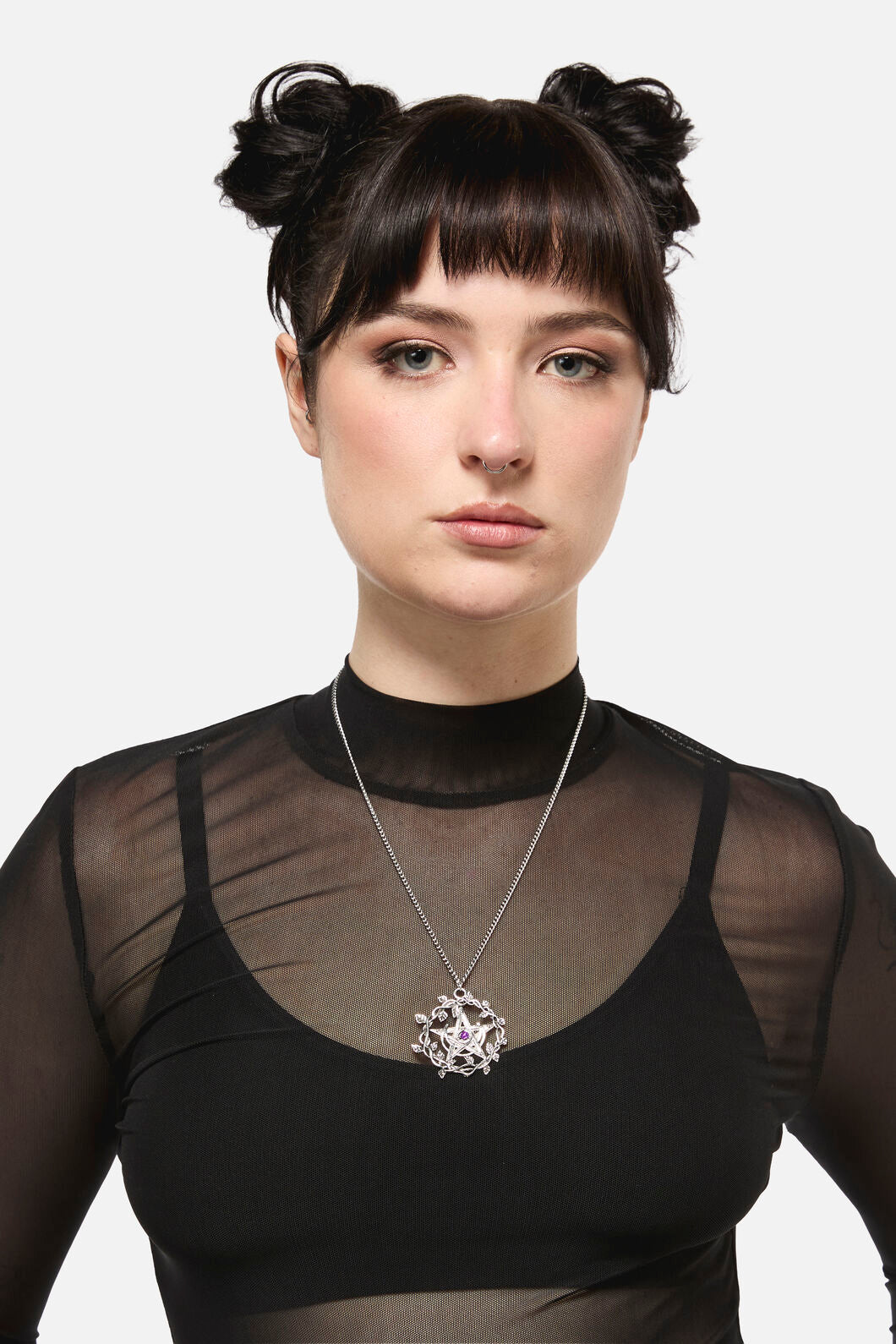 Black Friday - Witch Necklace - silver