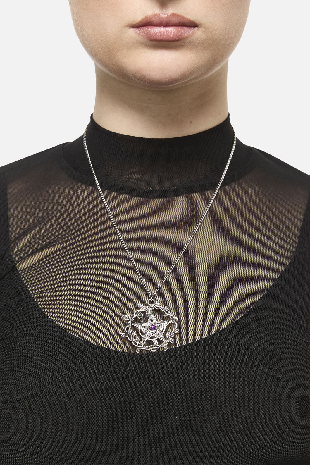 Black Friday - Witch Necklace - silver