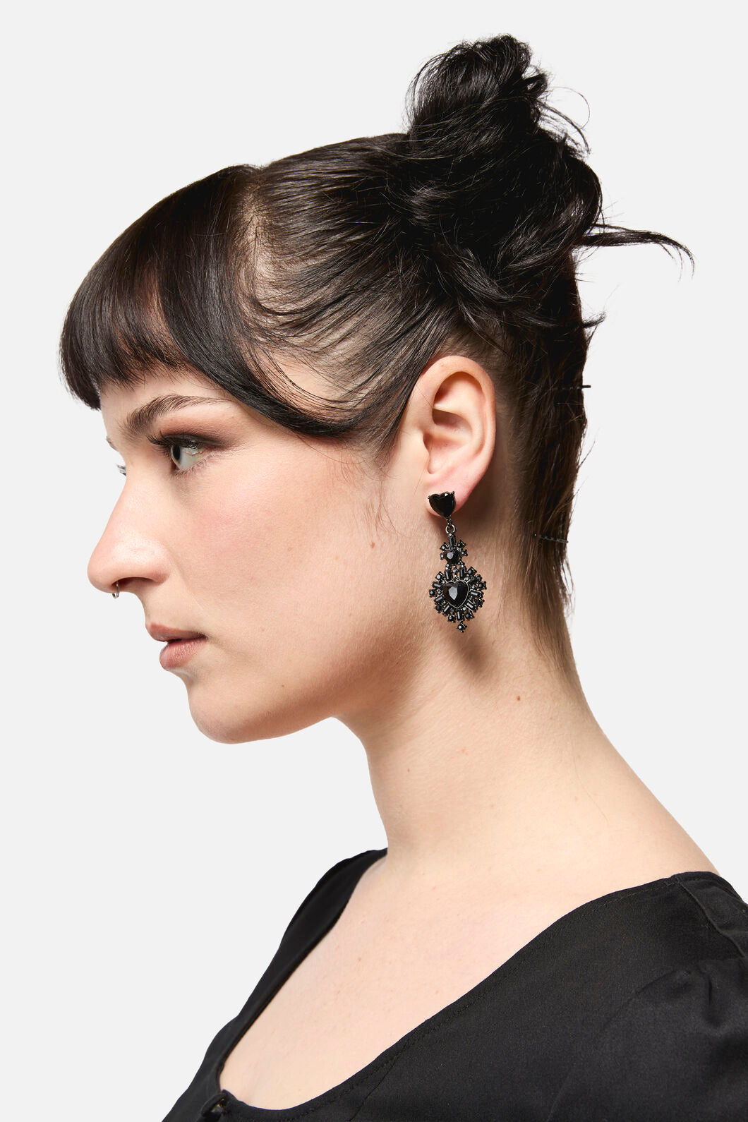 Black Friday - Gothic Romance Earrings - black