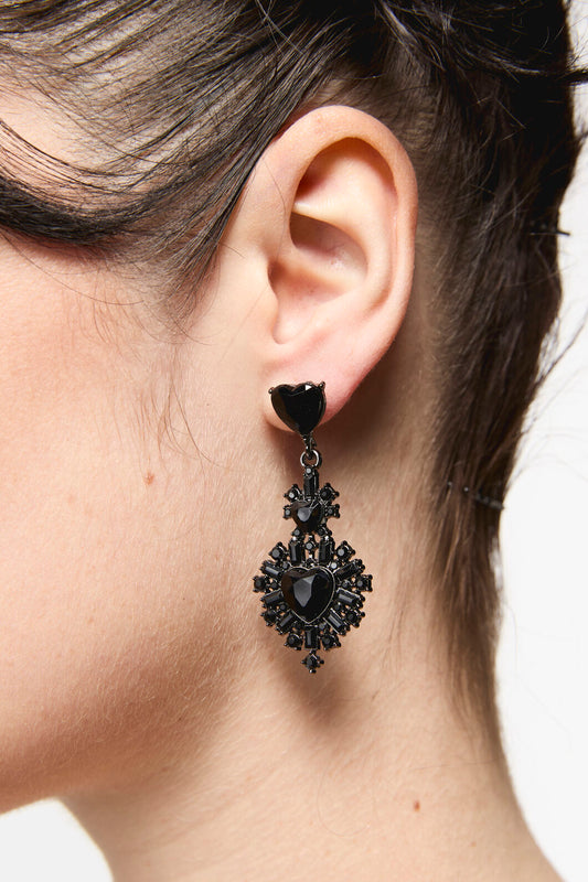 Black Friday - Gothic Romance Earrings - black