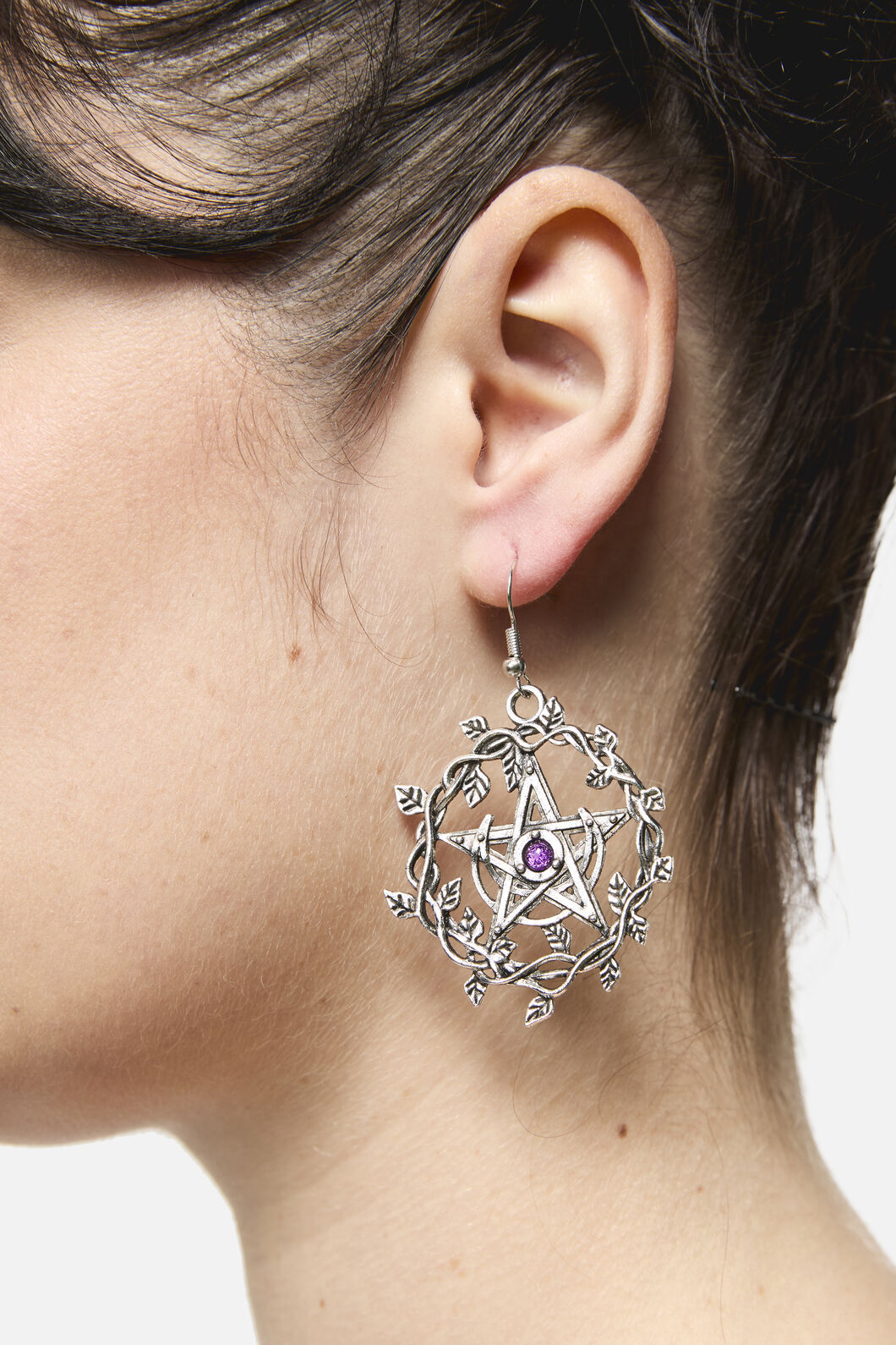 Black Friday - Witch Earrings - silver