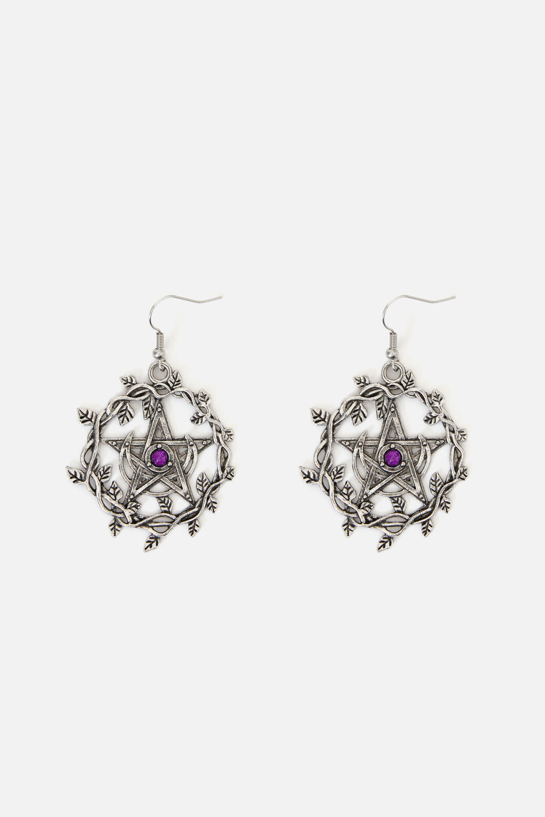 Black Friday - Witch Earrings - silver