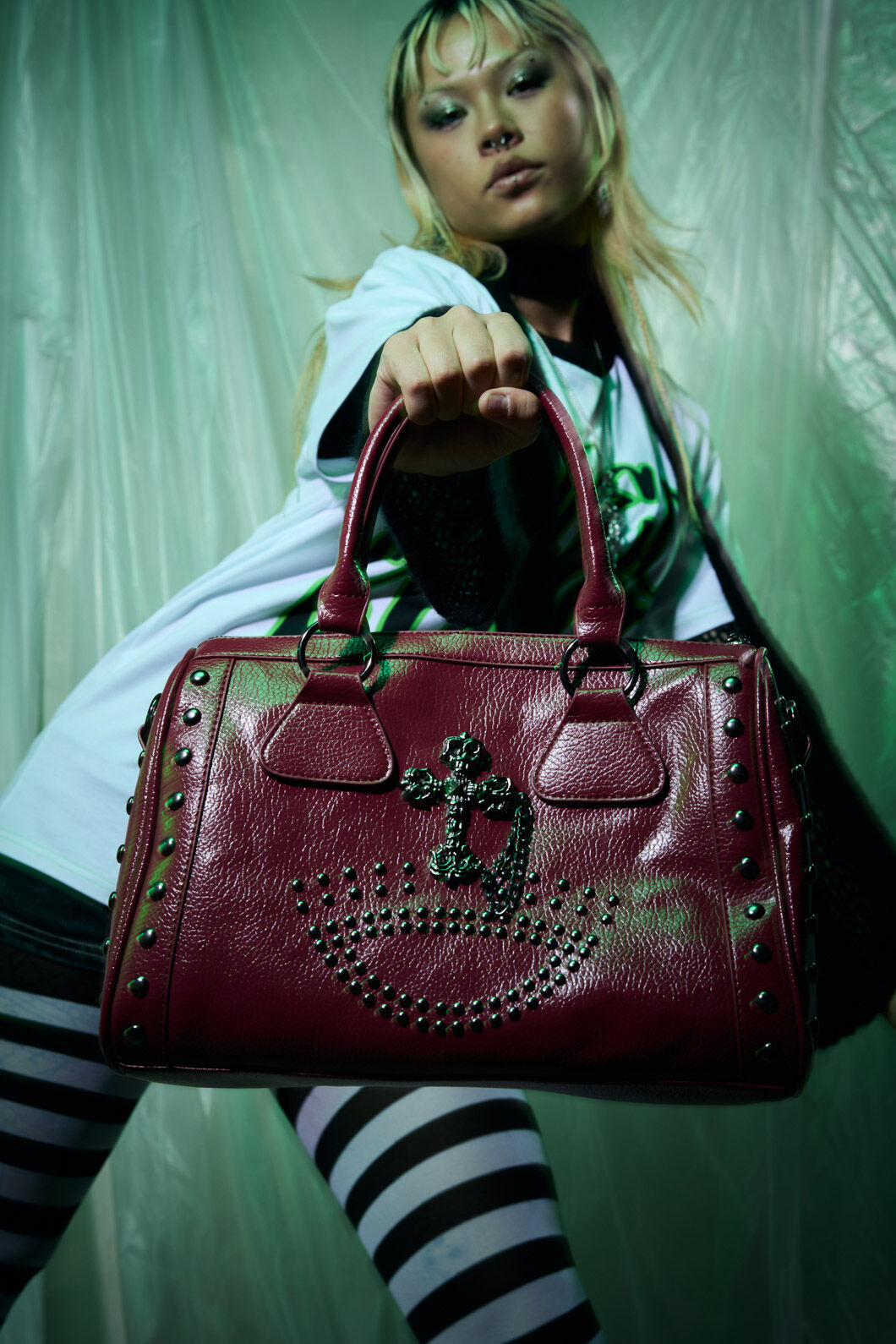 Black Friday - Red Goth Bag - red