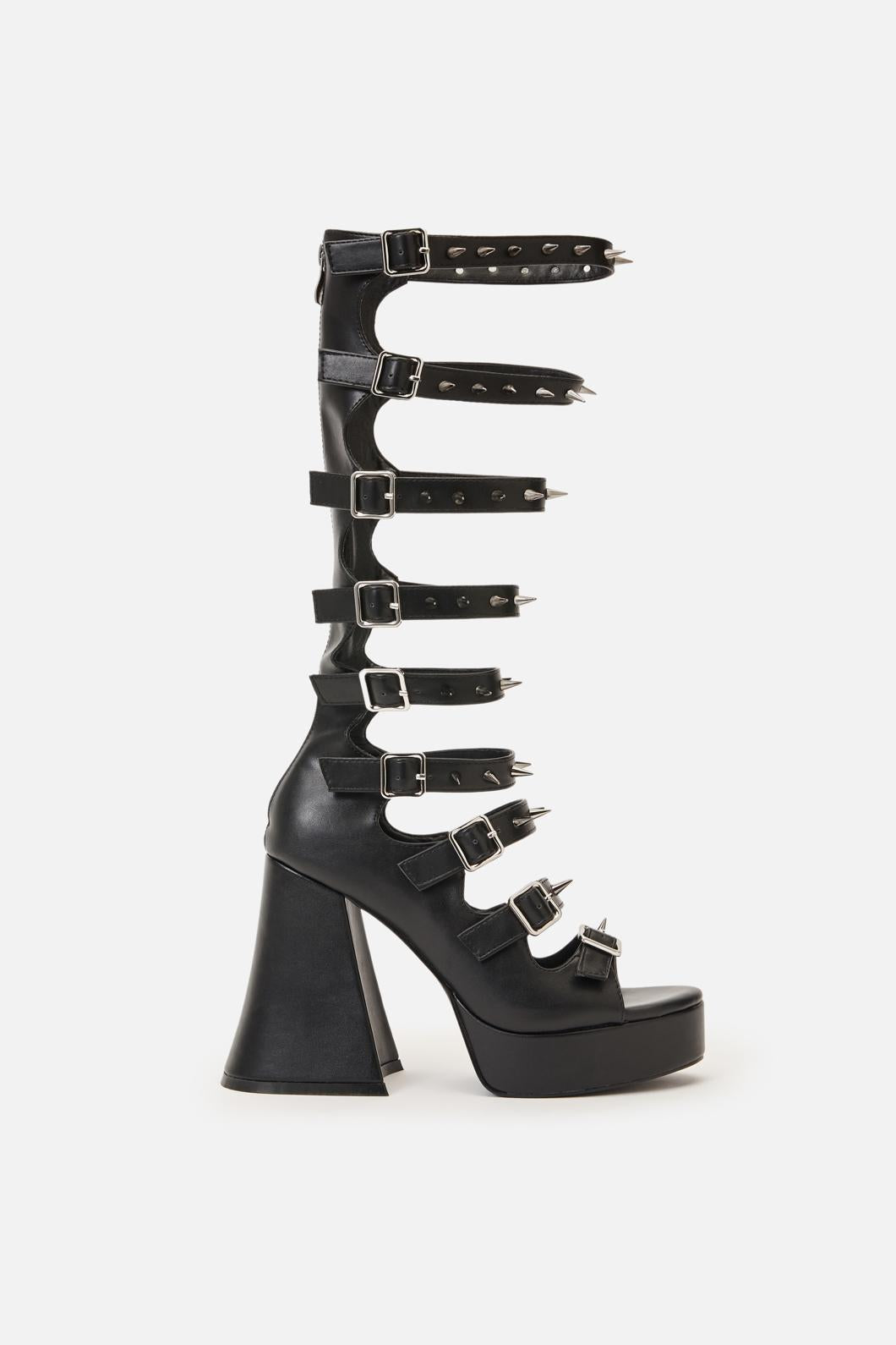 Black Friday - High Spike Sandal - black