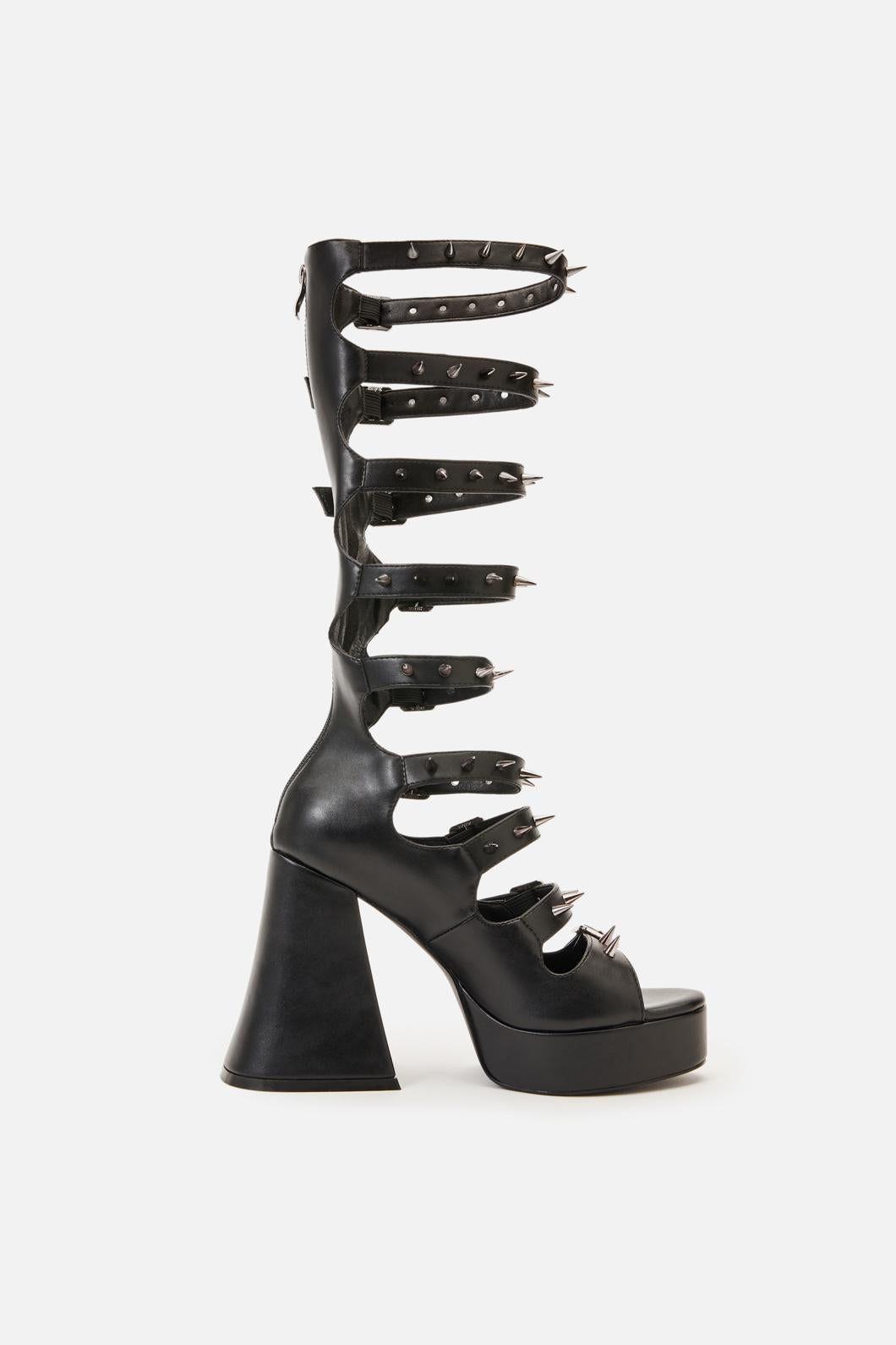 Black Friday - High Spike Sandal - black