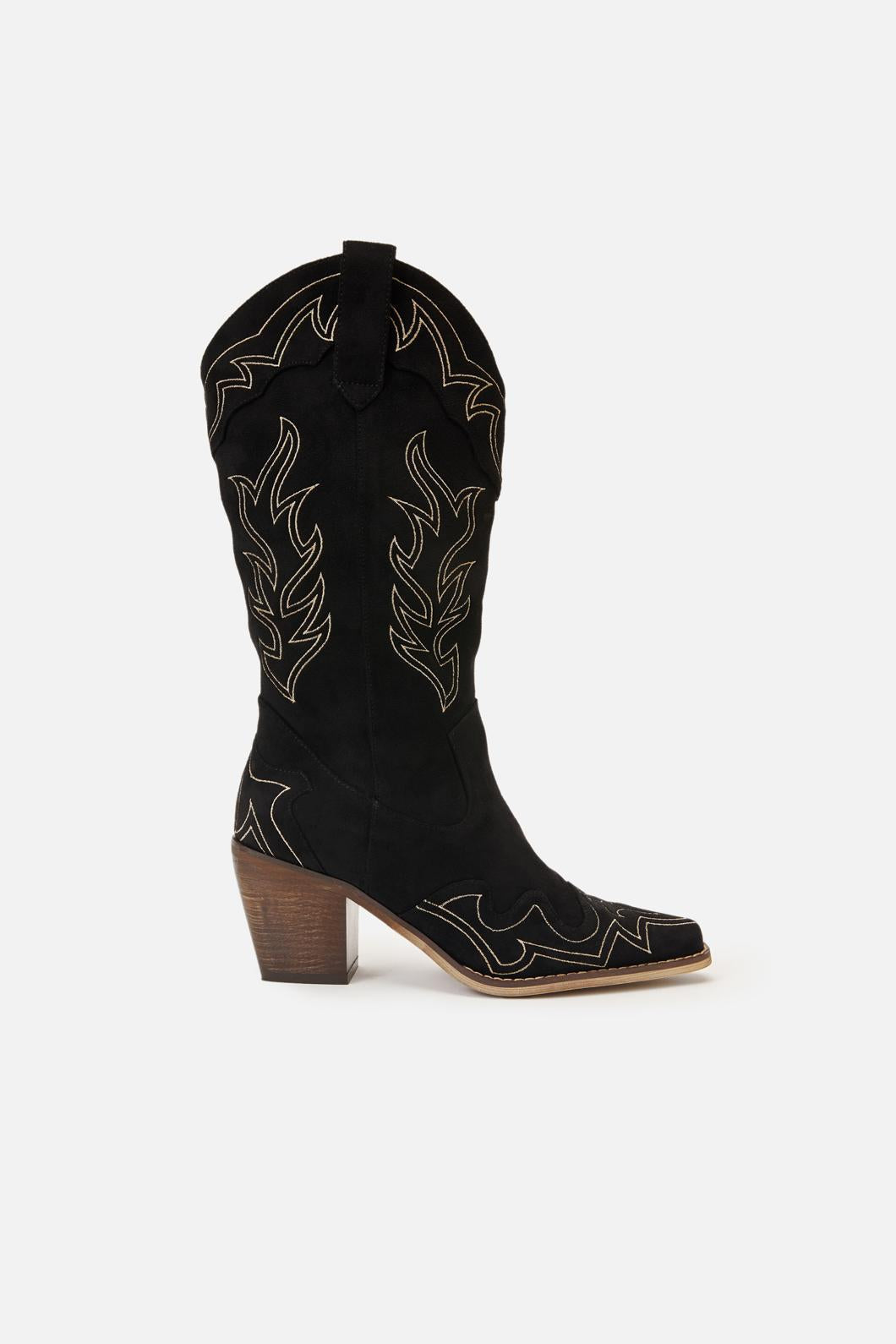 Dangerfield - Saloon Western Boot - black