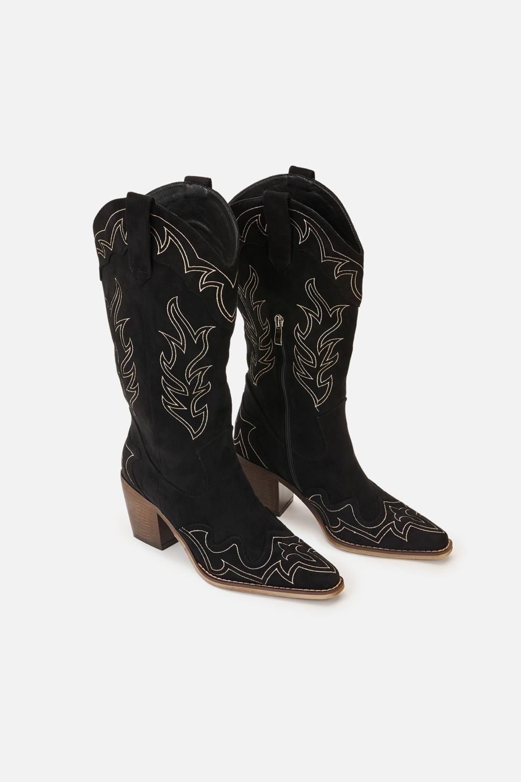 Dangerfield - Saloon Western Boot - black