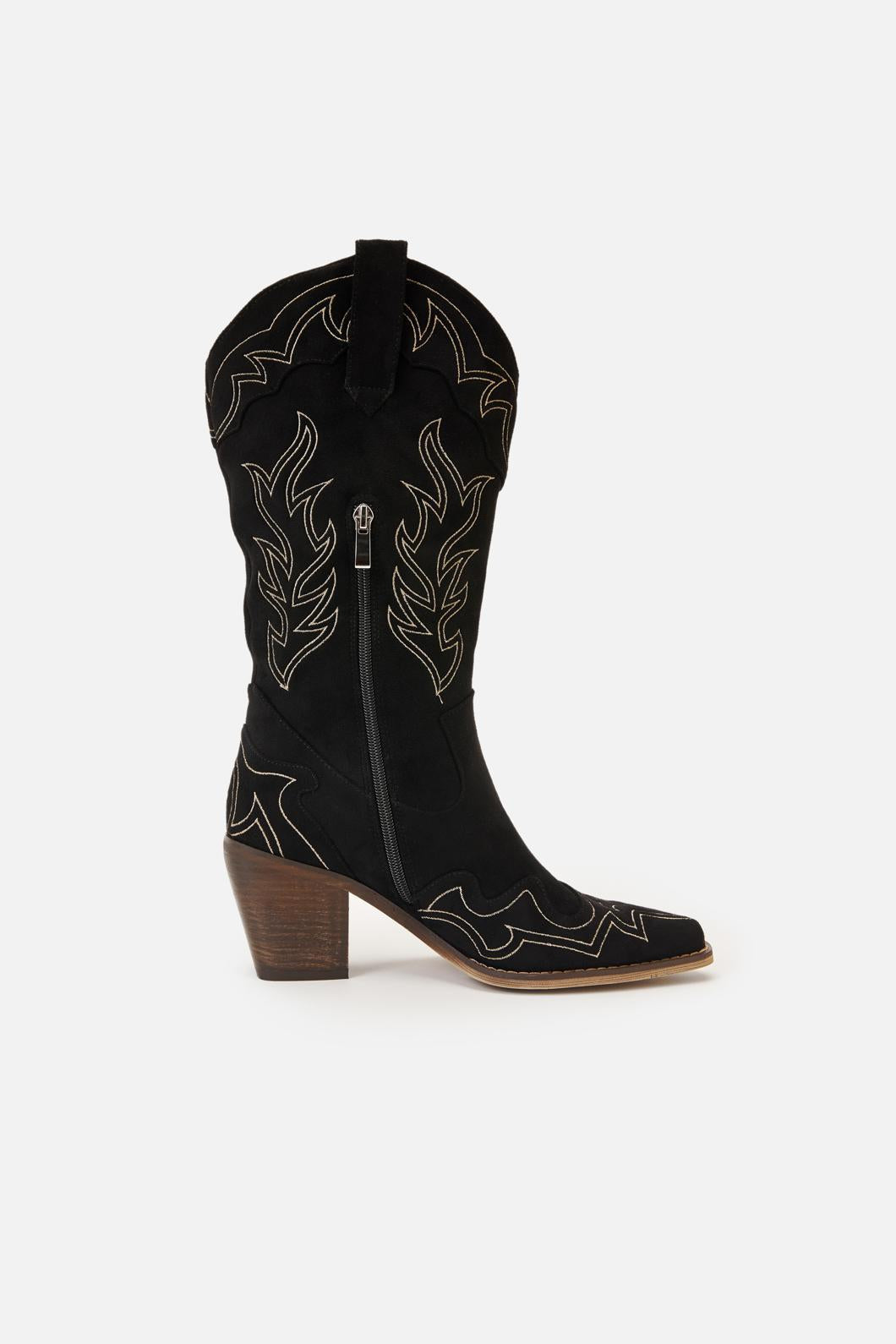 Dangerfield - Saloon Western Boot - black