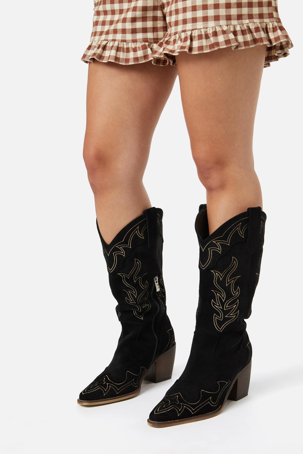 Dangerfield - Saloon Western Boot - black