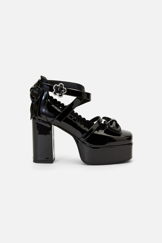 Black Friday - Bow Strappy Shoe - black
