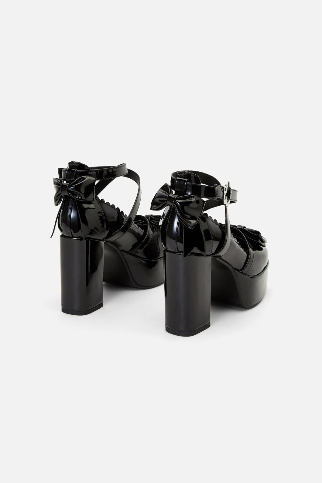 Black Friday - Bow Strappy Shoe - black