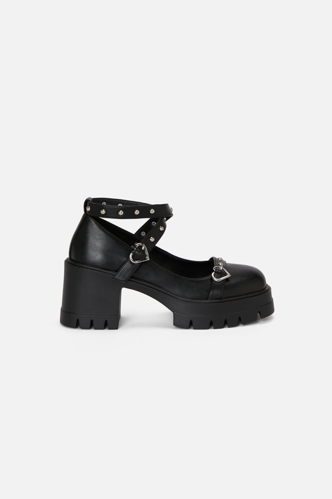 Black Friday - Hearts & Studs Shoe - black