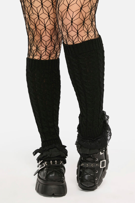 Black Friday - Corseted Platform Shoes - black