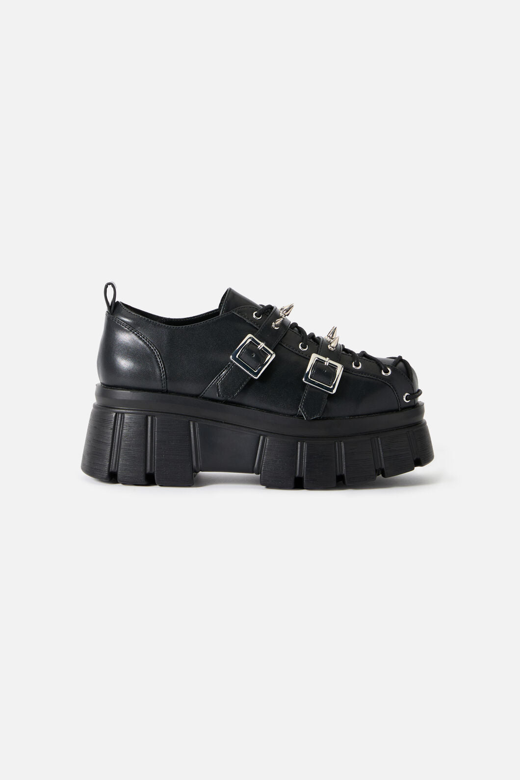 Black Friday - Corseted Platform Shoes - black