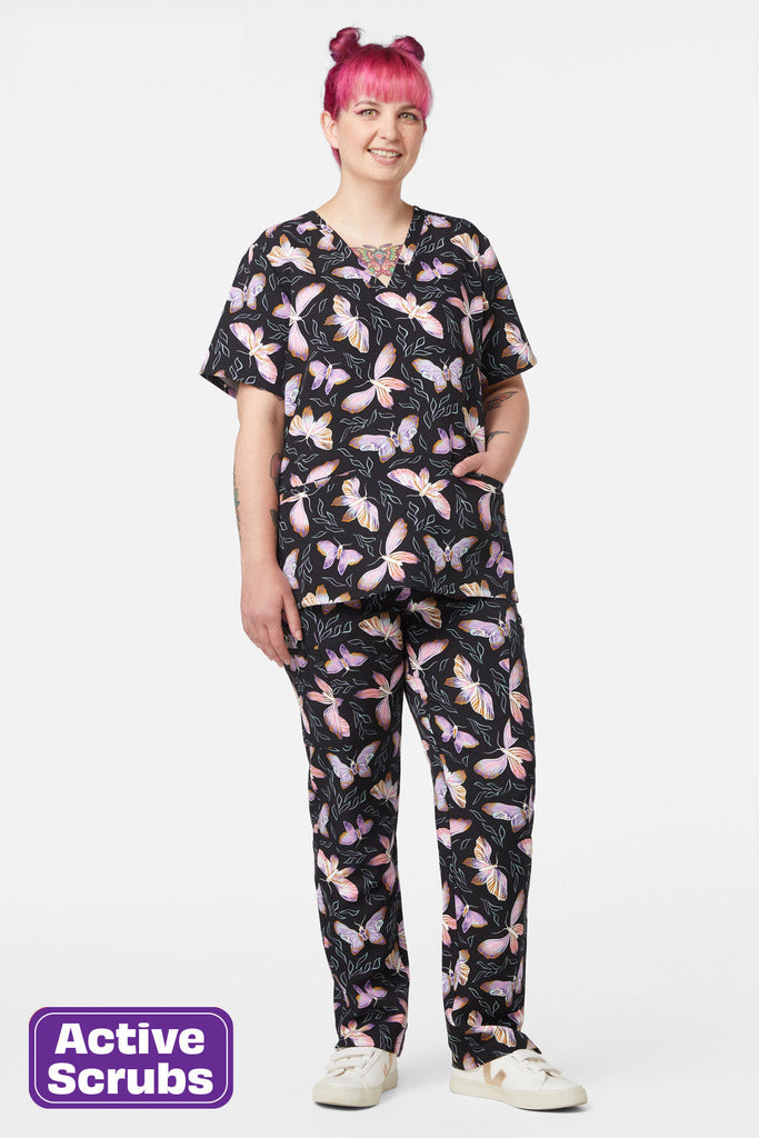 Blue Night Moth Scrub Set Dangerfield