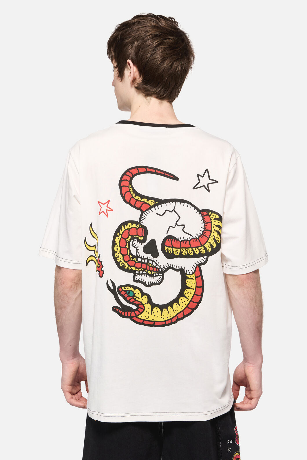 Dangerfield - Lawless Print Tee - white