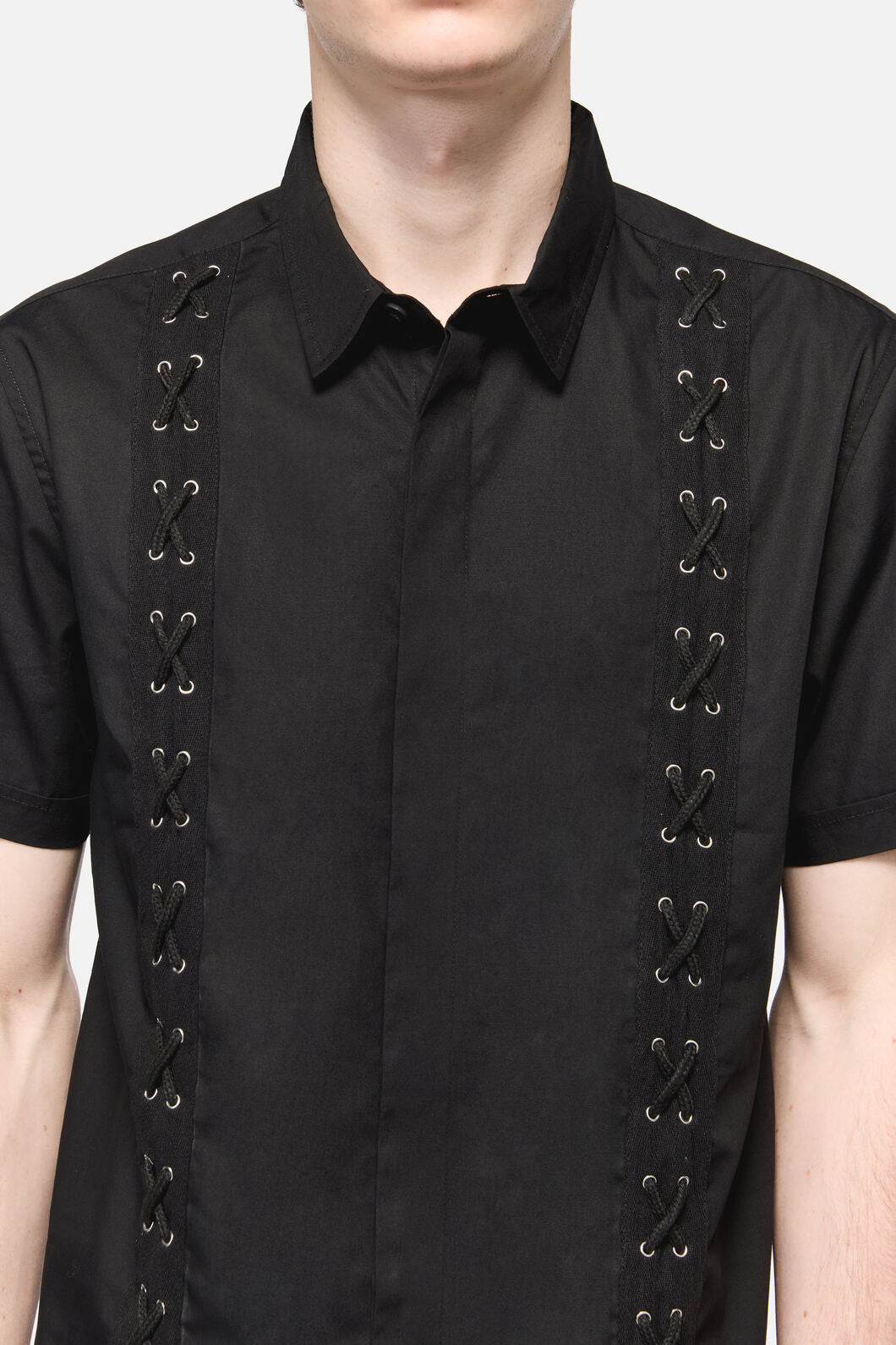 Dangerfield - All Tied Up Short Sleeve Shirt - black