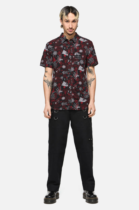 Dangerfield - Pirate Punk Short Sleeve Shirt - black